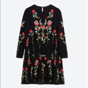Adorable Boho Zara Embroidered Dress